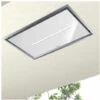 Baraldi 01GEAF090SVWSL80 Cappa Da Soffitto Gea Flat 4 Velocita' Comandi Da Remoto Con Telecomando E Smartphone 90 Cm Inox/Bianco