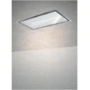Baraldi 01GEAF120SVWSL80 Cappa Da Soffitto Gea Flat 4 Velocita' Comandi Da Remoto Con Telecomando Aspirante E Filtrante 120 Cm Inox/Bianco