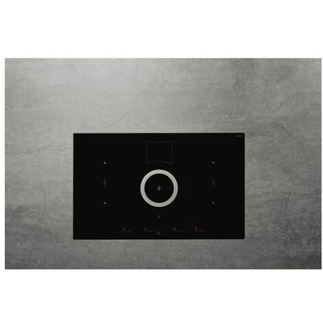 Elica NIKOLATESLA SWITCH BL/F/80 Piano Cottura Aspirante A Induzione Con Cappa Filtrante Integrata 4 Zone 83 Cm Comandi Touch Control 550 M3/h Vetro Nero PRF0146210A - immagine 5