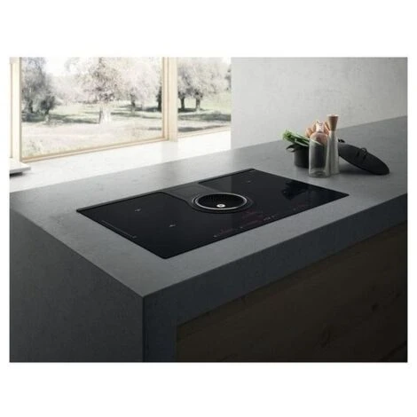 Elica NIKOLATESLA BL/F/830x515 Mix Piano Cottura Aspirante A Induzione Con Cappa Filtrante Integrata 4 Zone 83 Cm Comandi Touch Control 536 M3/h Vetro Nero PRF0120978A - immagine 2