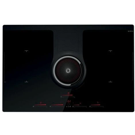 Elica NIKOLATESLA BL/F/830x515 Mix Piano Cottura Aspirante A Induzione Con Cappa Filtrante Integrata 4 Zone 83 Cm Comandi Touch Control 536 M3/h Vetro Nero PRF0120978A - immagine 4