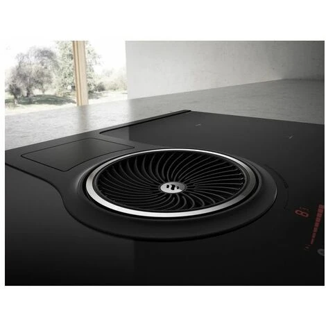 Elica NIKOLATESLA BL/F/830x515 Mix Piano Cottura Aspirante A Induzione Con Cappa Filtrante Integrata 4 Zone 83 Cm Comandi Touch Control 536 M3/h Vetro Nero PRF0120978A - immagine 5