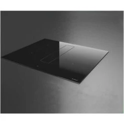 Elica NIKOLATESLA FIT BL/A/72 Piano Cottura Aspirante A Induzione Con Cappa Aspirante Integrata Comandi Touch Control 2 Zone 72 Cm 620 M3/h Vetro Nero PRF0167054