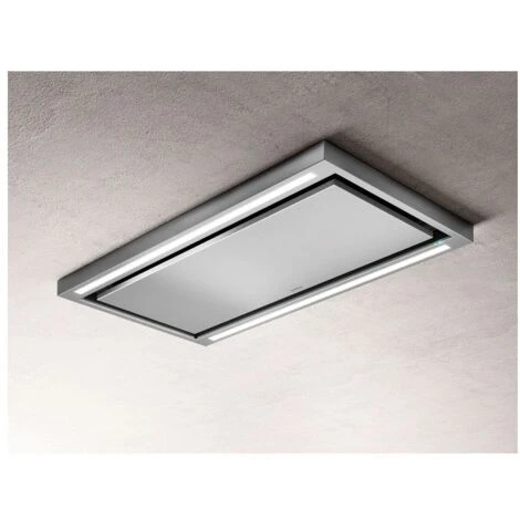 Elica PRF0142094A CLOUD SEVEN IX/A/90 Cappa A Soffitto Classe Energetica A 3 Velocita' Aspirante 90 Cm Inox
