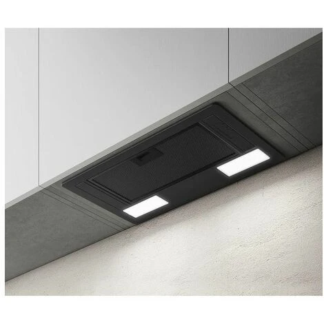 Elica PRF0166822 ERA C BL/A/52 Cappa Da Incasso Classe Energetica D 3 Velocita' Filtrante 52 Cm Nero