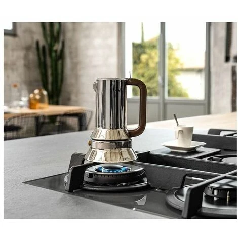 Elica NIKOLATESLA FLAME BL/A/83 Piano Cottura Aspirante A Gas Con Cappa Integrata 4 Fuochi + 1 Ausiliario Vetro Nero + Ghisa PRF0147740 - immagine 4