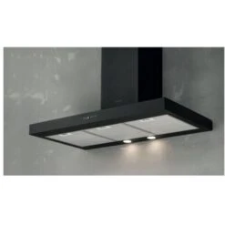 Silverline 3170.6.733.04 Cappa A Parete Aspirante Classe Energetica C 3 Velocità Portata 562m3/h 60cm Nero