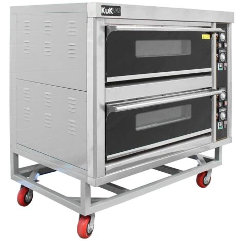 KuKoo - Forno Commerciale Per Cucinare Pizza E Altri Cibi A 2 Piani 400°C Per Ristorante, Bar, Takeaway, Pub O Panificio - immagine 5