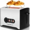 TOSTAPANE TOAST 2 FETTE 900W 7 IMPOSTAZIONI SCALDA BRIOCHE ACCIAIO INOSSIDABILE