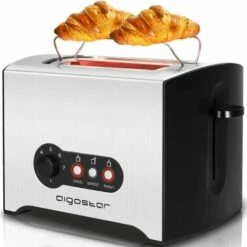 TOSTAPANE TOAST 2 FETTE 900W 7 IMPOSTAZIONI SCALDA BRIOCHE ACCIAIO INOSSIDABILE