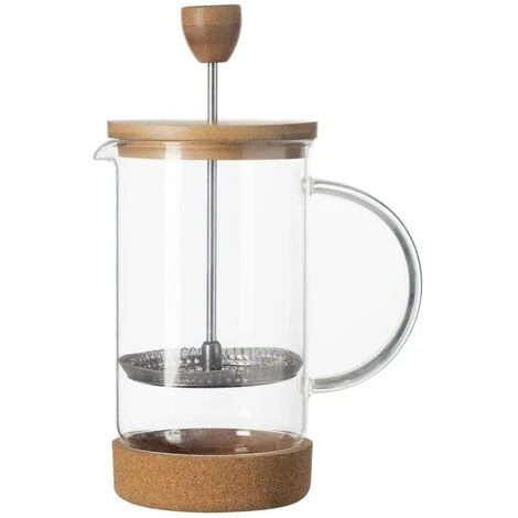 Caffettiera A Pressa Francese Per Caffe E The 600ml 9,5x19cm - immagine 2