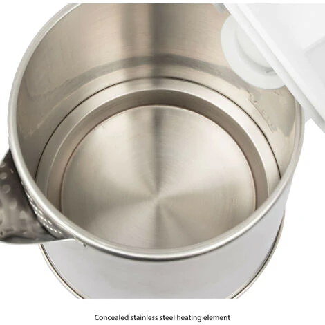 Clatronic Bollitore In Acciaio Inox 1,5L Bianco WKS 3692 WHITE - immagine 4