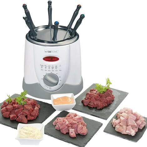 Clatronic Friggitrice Per Fonduta Da 1L Con 6 Forchettine FFR 2916 - immagine 3