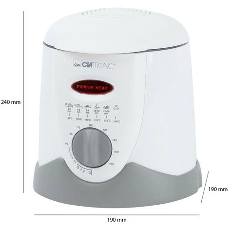 Clatronic Friggitrice Per Fonduta Da 1L Con 6 Forchettine FFR 2916 - immagine 4