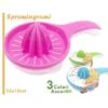 Trade Shop - Spremiagrumi Spremi Agrumi Limone Arancia Succo In Plastica Colorata Con Manico