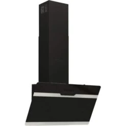 Cappa A Parete 60 Cm In Acciaio E Vetro Temperato Nero VidaXL