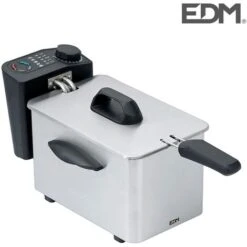 Friggitrice In Acciaio Inox 2000w 2,5 L. 17,5x35,5x21,5cm Edm