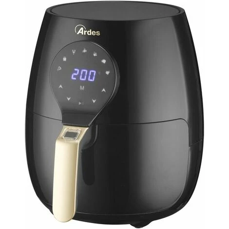 Ardes 1K33 Friggitrice Ad Aria Senza Olio Capacita' 5 Litri 1000W Nero