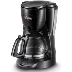 DeLonghi ICM2.1B Macchina Da Caffè Filtro Americano, 1,5 Litri, Caraffa In Vetro, Colore Nero