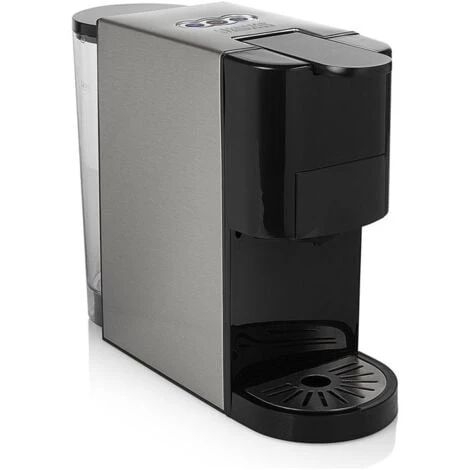 Princess 249450 Macchina Da Caffe' Multi Capsule Compatibile Con Caffe' Macinato Capsule Dolce Gusto E Nespresso Capacita' 0,8 Litri Pressione 19 Bar Acciaio Inox