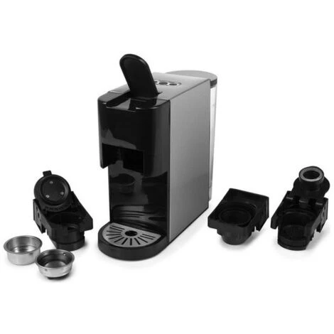 Princess 249450 Macchina Da Caffe' Multi Capsule Compatibile Con Caffe' Macinato Capsule Dolce Gusto E Nespresso Capacita' 0,8 Litri Pressione 19 Bar Acciaio Inox - immagine 2
