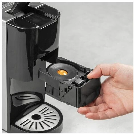 Princess 249450 Macchina Da Caffe' Multi Capsule Compatibile Con Caffe' Macinato Capsule Dolce Gusto E Nespresso Capacita' 0,8 Litri Pressione 19 Bar Acciaio Inox - immagine 4