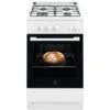 Electrolux LKK500000W Cucina A Gas Con Forno Elettrico 4 Fuochi Classe Energetica A 60x60 Cm Bianco