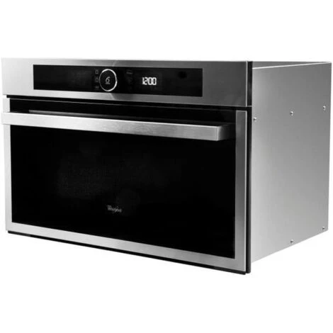 Whirlpool AMW 731 IX Forno A Microonde Da Incasso Con Grill Capacita' 31 Litri Potenza 1000 W Funzione DualCrisp Jet DeFrost Display Digitale Acciaio Inox - immagine 5