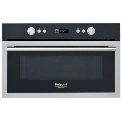 Hotpoint Ariston MD 664 IX HA Forno A Microonde Combinato Da Incasso Con Grill Capacita' 31 Litri Potenza 1000 W Funzione Crisp Display LED Acciaio Inox