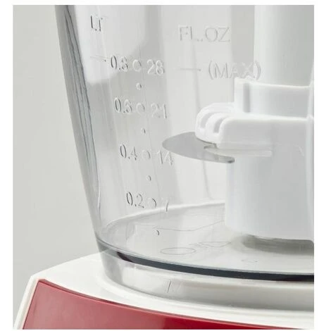 Girmi RB15 Robot Multifunzione 0,8Lt 300W Rosso/Bianco - immagine 4