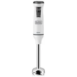 Black & Decker Black+Decker BXHBA600E Frullatore A Immersione Potenza 600 W In Acciaio Inox Bianco