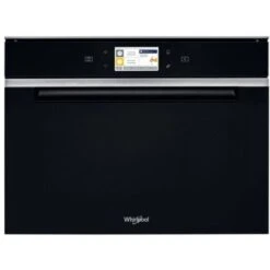 Whirlpool W11 IMW161 Forno A Microonde Combinato Da Incasso Con Grill Capacita' 40 Litri Potenza 900 W 6thSenseLiveApp Funzione DualCrisp Vapore Display TFT Nero