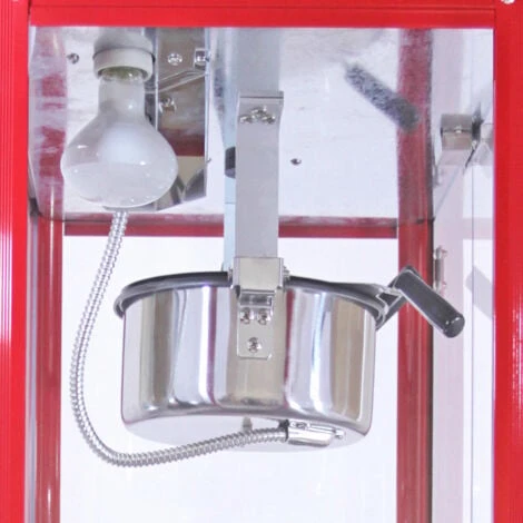 Macchina Per Popcorn Professionale Macchinetta Pop Corn In Acciaio Inossidabile Con Macchina Pop Corn Con Carrello Potenza 1370W - immagine 4