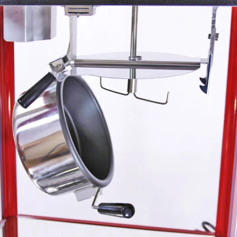 Macchina Per Popcorn Professionale Macchinetta Pop Corn In Acciaio Inossidabile Con Macchina Pop Corn Con Carrello Potenza 1370W - immagine 5