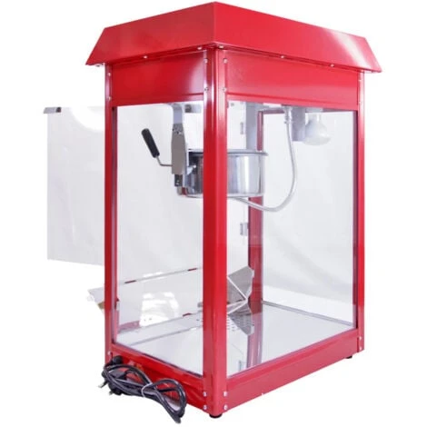 Macchina Per Popcorn Professionale Macchinetta Pop Corn In Acciaio Inossidabile Con Macchina Pop Corn Con Carrello Potenza 1370W - immagine 4