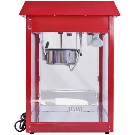 Macchina Per Popcorn Professionale Macchinetta Pop Corn In Acciaio Inossidabile Con Macchina Pop Corn Con Carrello Potenza 1370W - immagine 5
