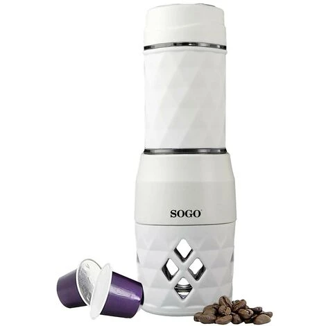 SOGO Human Technology CAF-SS-5612 Macchina Per Il Caffè Bianco - immagine 3