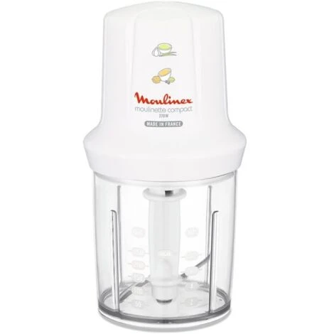 Moulinex DJ300110 Moulinette Compact Tritatutto 270W Bianco