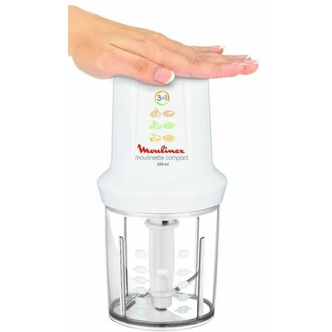Moulinex DJ300110 Moulinette Compact Tritatutto 270W Bianco - immagine 4
