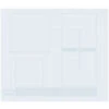 Hotpoint HB 8460B NE/W Piano Cottura Ad Induzione 4 Zone 9 Livelli Di Potenza + Booster Combi Duo Blocco Comandi Adattatore Di Potenza 59cm Bianco