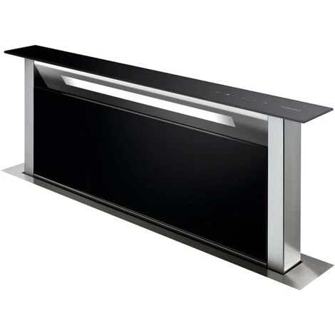 Cappa Da Lavoro 90cm 503m³/h Vetro Nero/acciaio Inox - Dhd7961b - De Dietrich