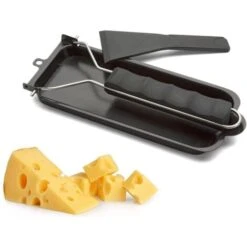 Raclette Formaggio Fuso Con Spatola Padella Per Formaggi Portatile Antiaderente