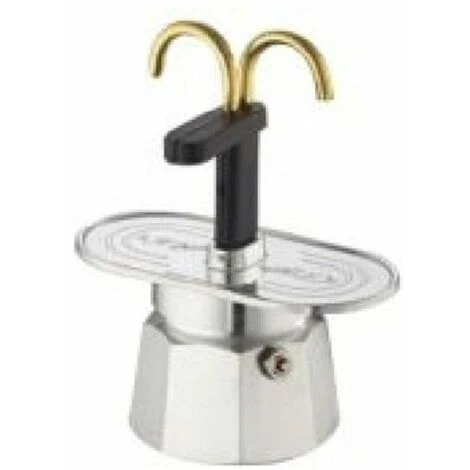 Bialetti Caffettiera 2 Tazze Mini Express Argento