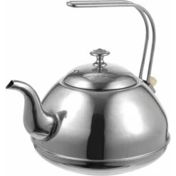 Teiera In Acciaio Inox Con Infusore Per Il Tè In Metallo Dorato Bollitore Per Acqua Calda Teiere Per Piano Cottura A Fogli Mobili Per Tè Bollente In Ufficio A Casa Forniture 1. 5L