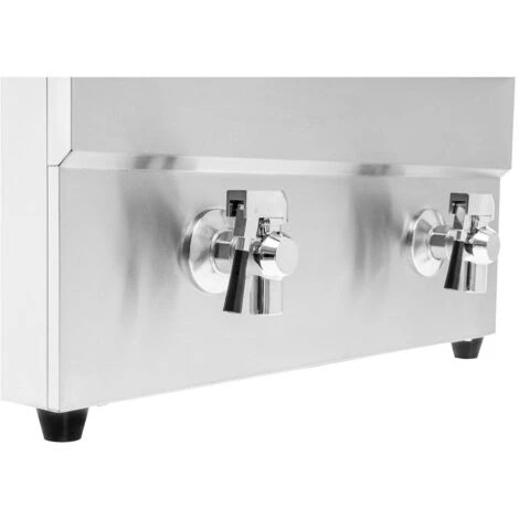 Friggitrice A Induzione 2 Vasche Da 10 Litri Con Timer E Rubinetto Di Scarico - immagine 3