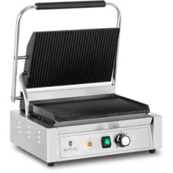 Piastra Per Panini E Toast Bistecchiera Rigata 2.200 W 50 - 300 °C 33 X 22 Cm