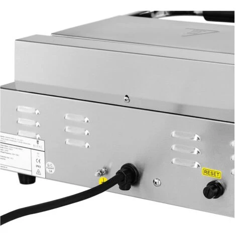 Piastra Per Panini E Toast Bistecchiera Rigata 2.200 W 50 - 300 °C 33 X 22 Cm - immagine 3