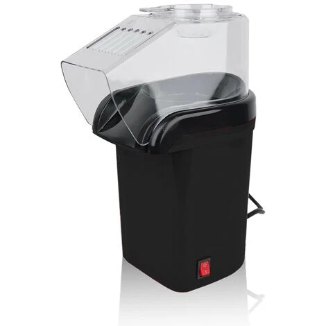 Mini Macchina Per Popcorn Elettrica Ad Aria 416371 Potenza 1200W Con Misurino Colore: Nero