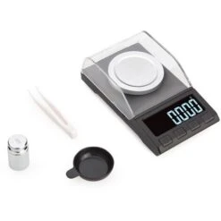 Bilancia Elettronica 0,001 G Bilancia Di Precisione Bilancia Da Laboratorio Mini Bilancia Per Gioielli In Polvere (10 G/0,001 G)