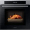Samsung NV7B4040VBS Forno Elettrico Multifunzione Da Incasso A Vapore Capacità 76 Litri Classe Energetica A 20 Programmi Wi-Fi Vocale Assistente 59,5 Cm Nero/Acciaio Inossidabile